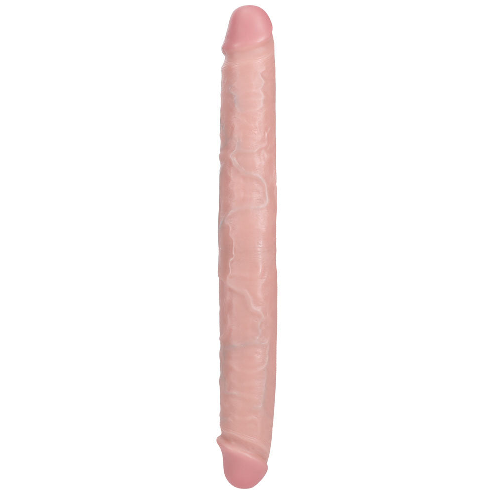 REALROCK 35cm Thick Double Dildo - Flesh - Flesh 35 cm (14) Thick Double Dong