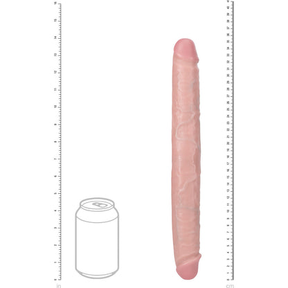 REALROCK 35cm Thick Double Dildo - Flesh - Flesh 35 cm (14) Thick Double Dong