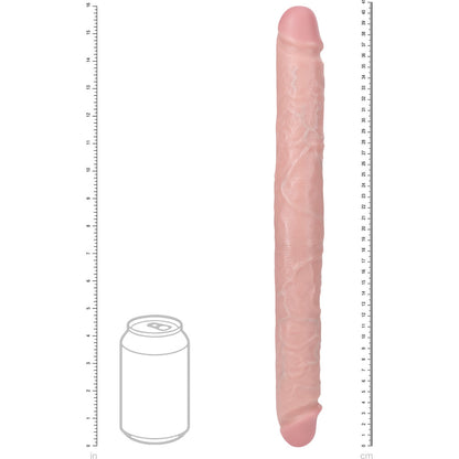 REALROCK 40cm Thick Double Dildo - Flesh - Flesh 40 cm (16) Thick Double Dong