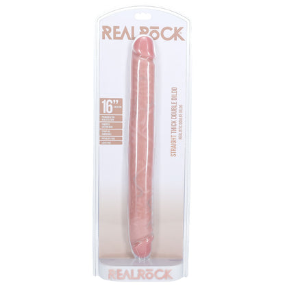 REALROCK 40cm Thick Double Dildo - Flesh - Flesh 40 cm (16) Thick Double Dong