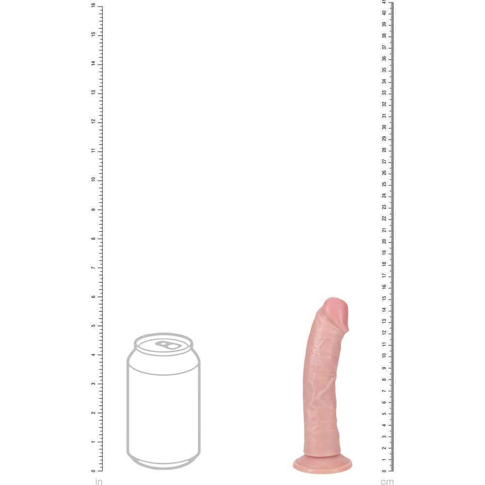 REALROCK 15cm Vibrating Cock - Flesh - Flesh 15.2 cm (6) USB Rechargeable Vibrating Dong