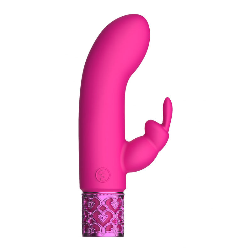 ROYAL GEMS Dazzling - Silicone Rechargeable Bullet - Pink 12 cm USB Rechargeable Bullet