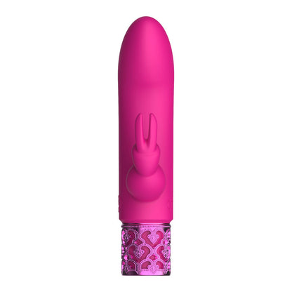 ROYAL GEMS Dazzling - Silicone Rechargeable Bullet - Pink 12 cm USB Rechargeable Bullet