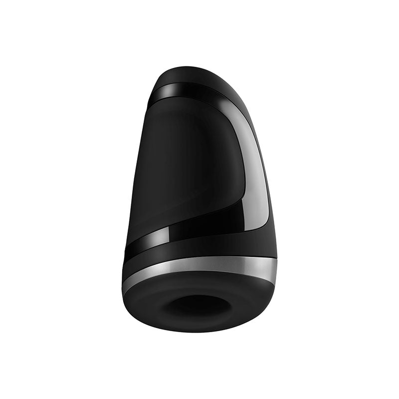 Satisfyer Men Heat Vibration - Black USB Rechargeable Masturbator