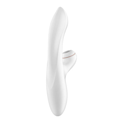 Satisfyer Pro + G-Spot - White 22 cm USB Rechargeable Rabbit Vibrator with Touch-Free Clitoral