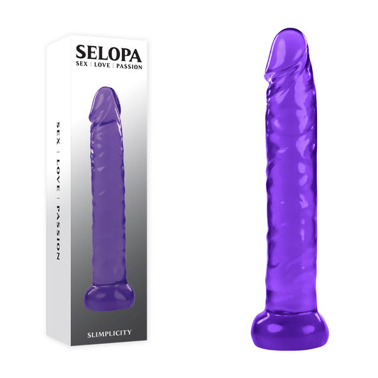 Selopa SLIMPLICITY - Purple 15.7 cm Dildo