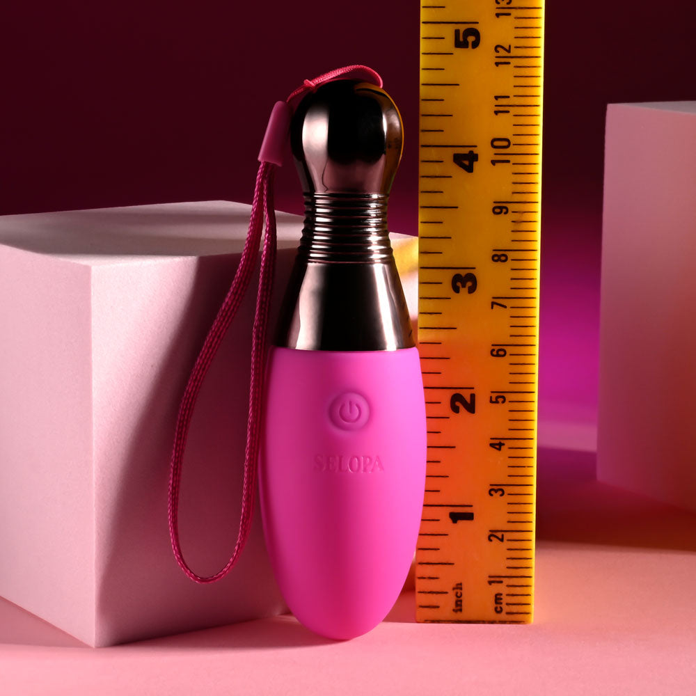 Selopa COMPANION - Pink 11.9 cm USB Rechargeable Vibrating Egg