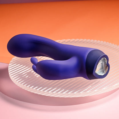 Selopa PLUM JOB - Purple 13.5 cm USB Rechargeable Rabbit Vibrator