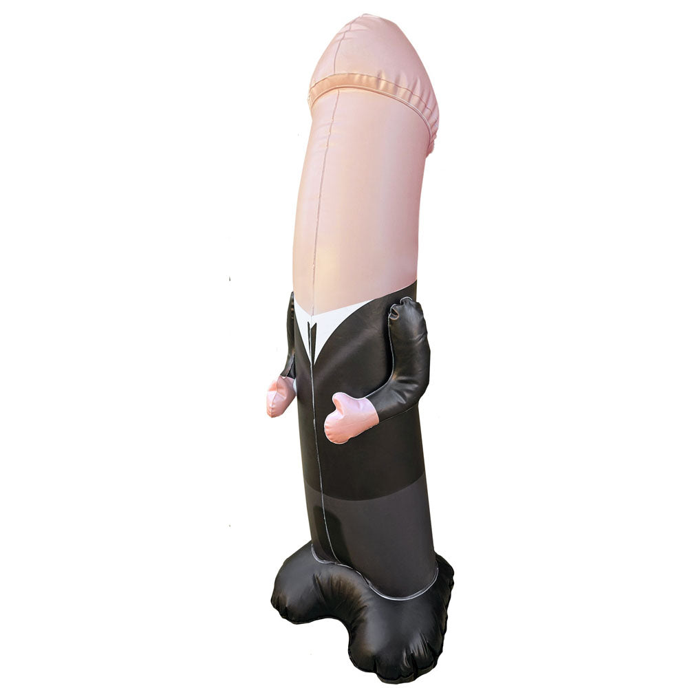 S-LINE The Dickheads - Groom Bop Bag - 100 cm Inflatable Penis Punching Bag