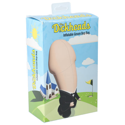 S-LINE The Dickheads - Groom Bop Bag - 100 cm Inflatable Penis Punching Bag