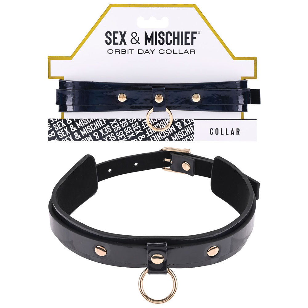 Sex & Mischief Orbit Day Collar - Black Collar