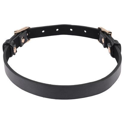 Sex & Mischief Double Buckle Day Collar - Black Collar