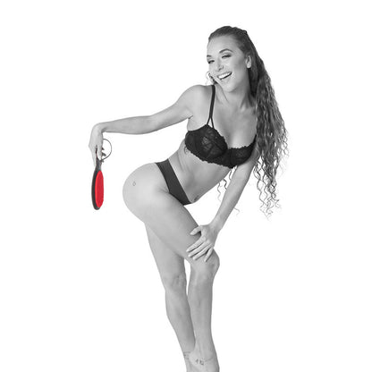 Sex & Mischief Amor Paddle - Red/Black Spanking Paddle