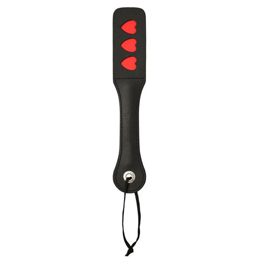 Sex & Mischief Heart Paddle - Black Paddle