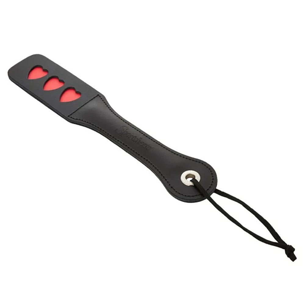 Sex & Mischief Heart Paddle - Black Paddle