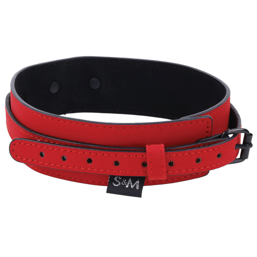 Sex & Mischief Amor Collar and Leash - Red Restraint