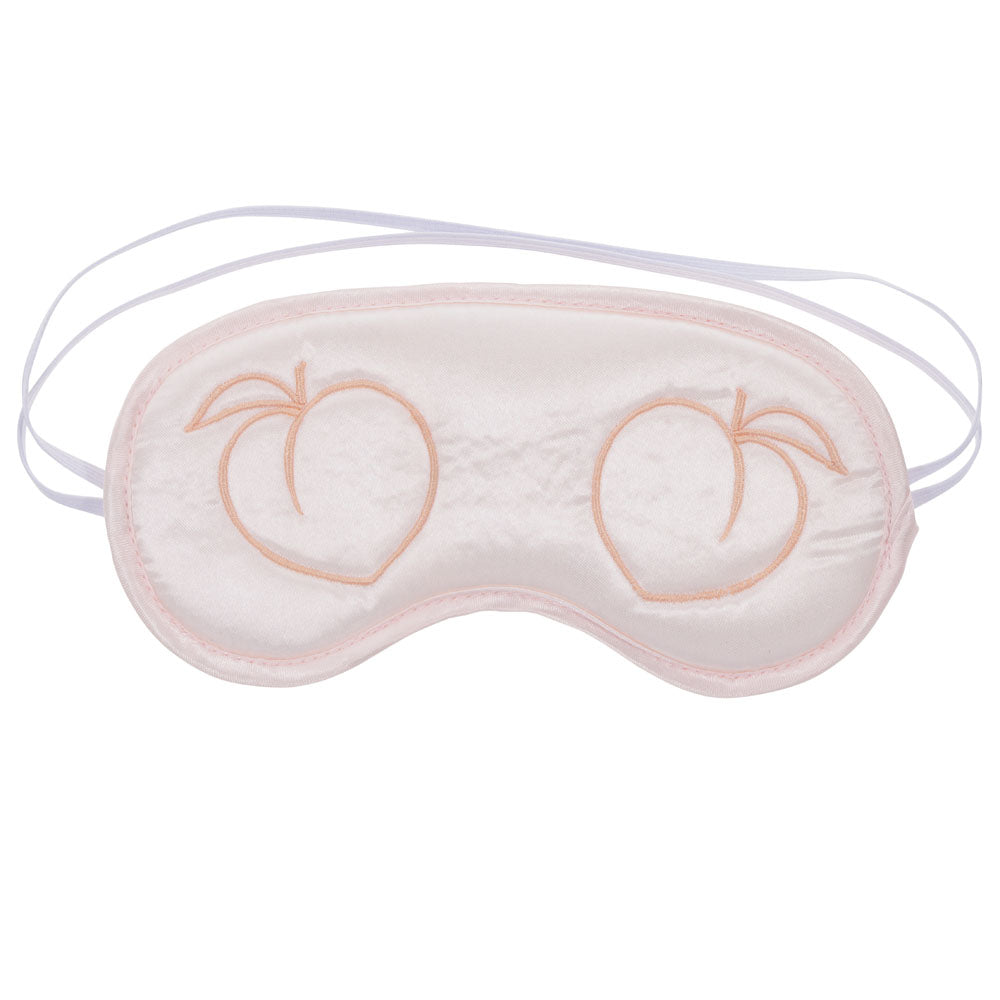 Sex & Mischief Peaches n CreaMe Blindfold - Peach Eyemask