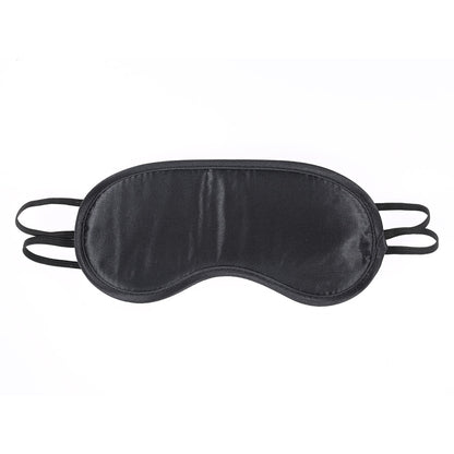 Sex & Mischief Satin Blindfold Black - Black Blindfold