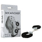 Sex & Mischief Furry Handcuffs - Black - Black Restraints