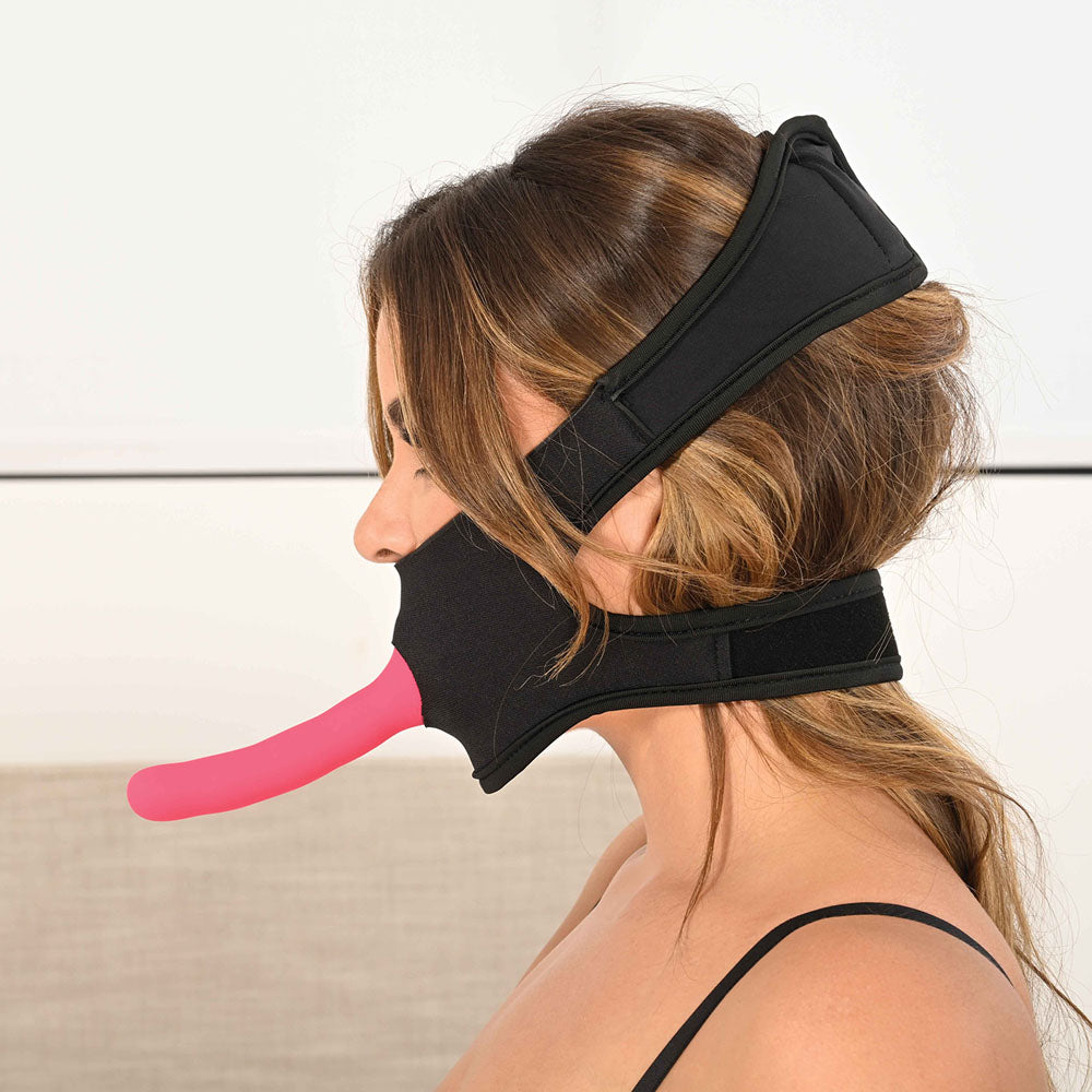 Pivot In Your Face Strap On - Black Face-Sitter Strap-On Harness (No Probe Included)