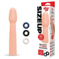 Size Up Realistic 2 Inch Penis Extender - Flesh 5 cm (2) Penis Extension Sleeve