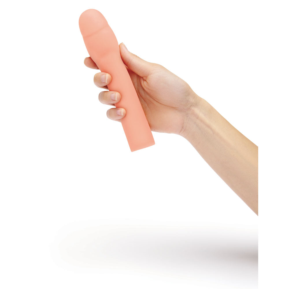 Size Up Realistic 2 Inch Penis Extender - Flesh 5 cm (2) Penis Extension Sleeve