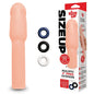 Size Up Realistic 4 Inch Penis Extender - Flesh 10.1 cm (4) Penis Extension Sleeve