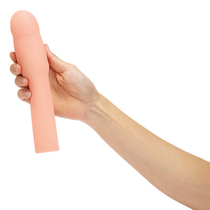 Size Up Realistic 4 Inch Penis Extender - Flesh 10.1 cm (4) Penis Extension Sleeve