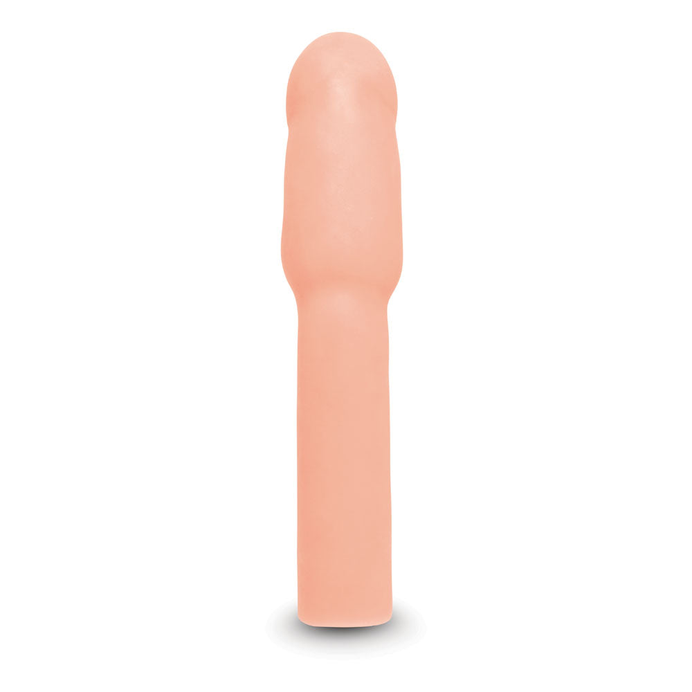 Size Up Realistic 4 Inch Penis Extender - Flesh 10.1 cm (4) Penis Extension Sleeve