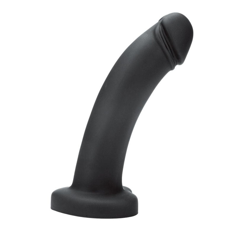 WhipSmart Heartbreaker 7 Heart Base Dildo - Black 17.8 cm Dong with Heart Shaped Base