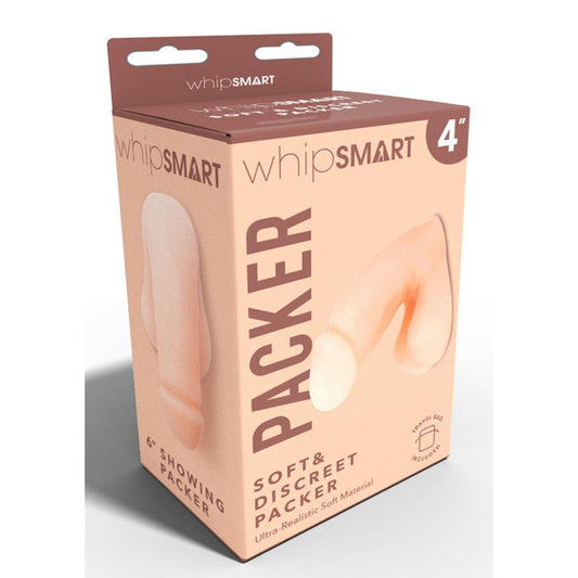 WhipSmart 4 Soft & Discreet Packer - Flesh 10.2 cm Packer