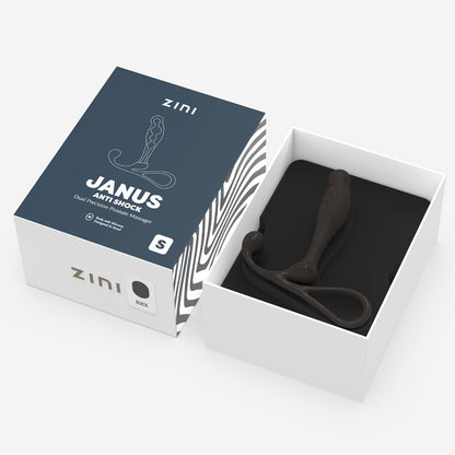 Zini Janus Anti Shock - Small - Black Small Prostate Massager