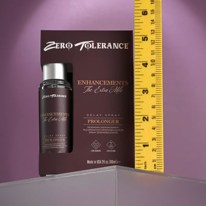 Zero Tolerance Enhancements - The Extra Mile - Delay Spray for Men - 60 ml Spray