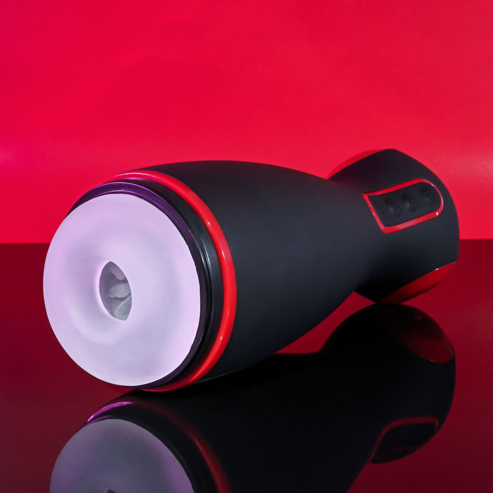 Zero Tolerance TIGHT SQUEEZE - USB Rechargeable Vibrating, Squeezing & Talking Stroker