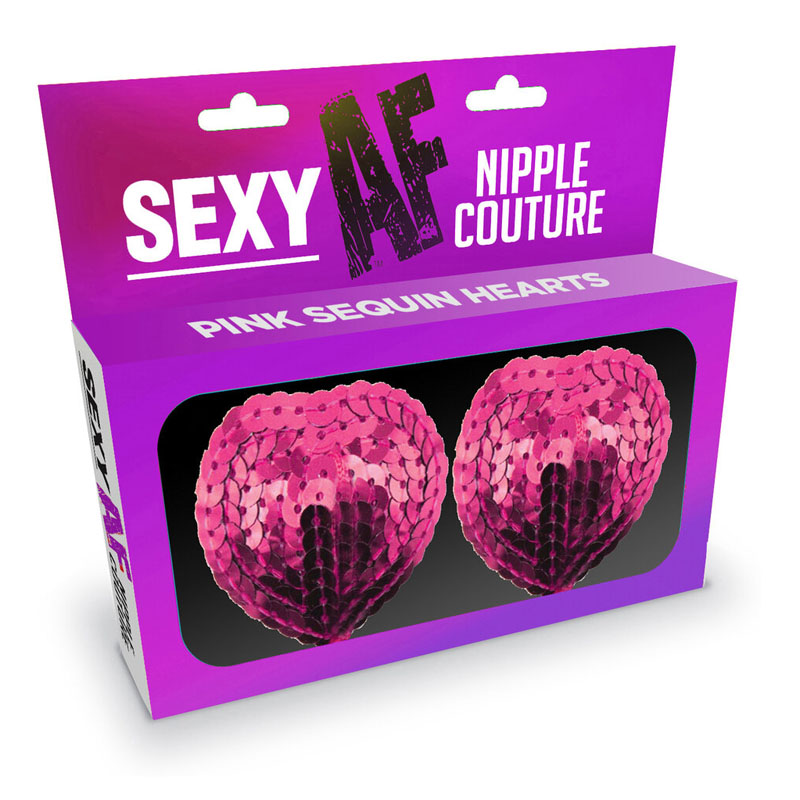 Sexy AF - Nipple Couture Pink Hearts