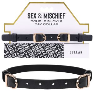 Sex & Mischief Double Buckle Day Collar