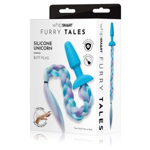WhipSmart Furry Tales Silicone Unicorn Butt Plug