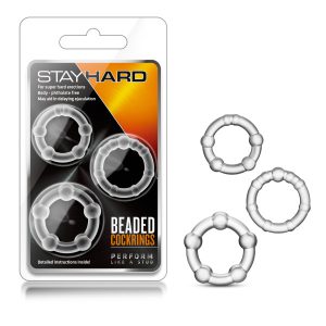 Stay Hard Beaded Cockrings