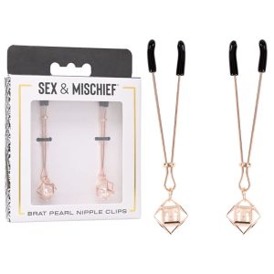 Sex & Mischief Brat Pearl Nipple Clips