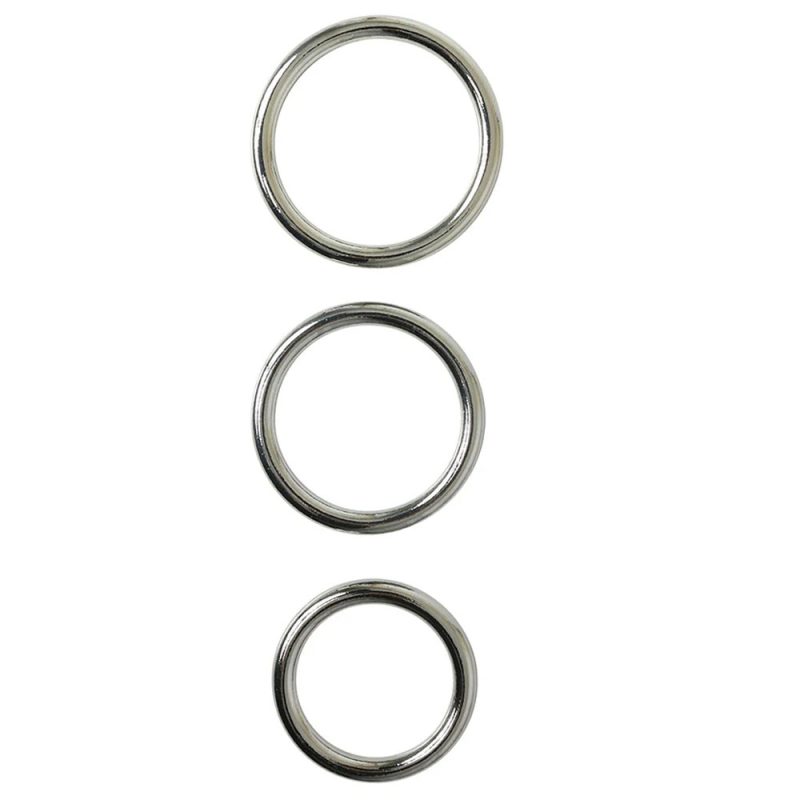 SPORTSHEETS Seamless Metal O-Ring 3 Pack