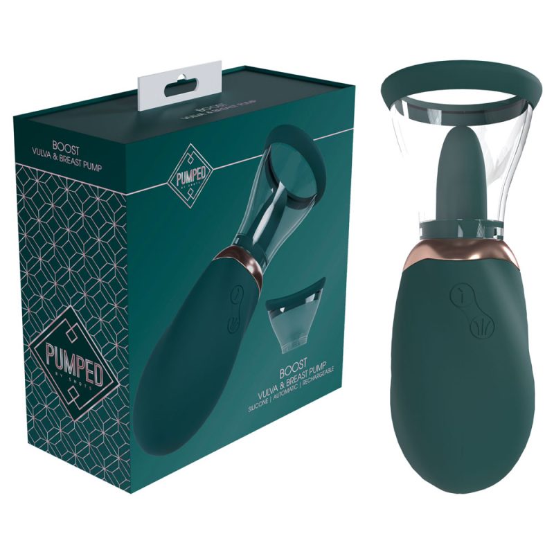 PUMPED Boost Auto Vulva & Brest Pump - Green