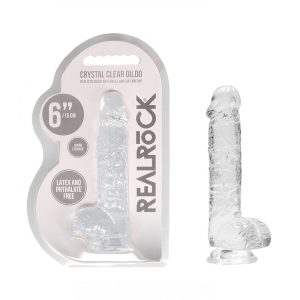 REALROCK 6'' Realistic Dildo With Balls