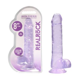 REALROCK 8'' Realistic Dildo With Balls